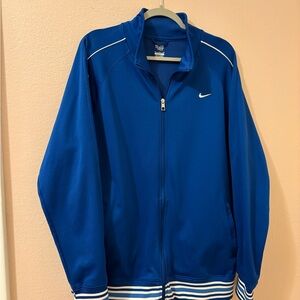 Nike Men's Royal Blue Windbreaker Jacket